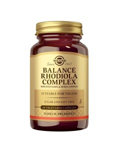 Solgar Balance Rhodiola Complex kapsule, dodatak prehrani