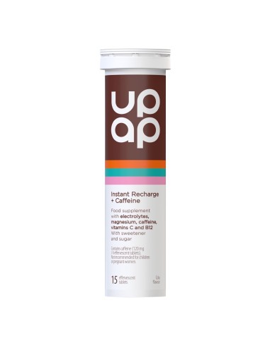 UpAp Instant Recharge + Caffeine šumeće tablete, dodatak prehrani