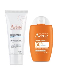Avene Hydrance Light hidrirajuća krema + Sun Ultra Fluid tonirani SPF 50+ Promo pakiranje