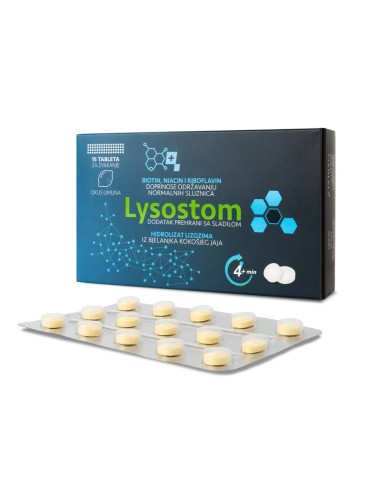 Sarmenta Lysostom tablete za žvakanje, dodatak prehrani