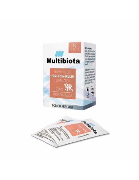 Sarmenta Multibiota prah naranča i breskva, dodatak prehrani