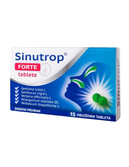 Sinutrop forte tablete, dodatak prehrani