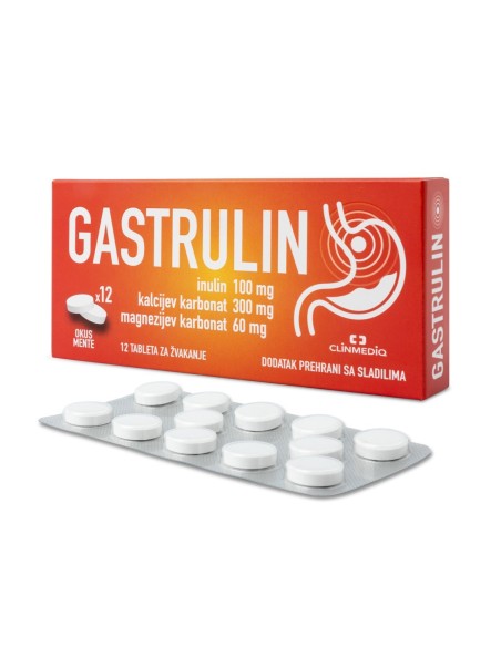 Gastrulin tablete za žvakanje, dodatak prehrani