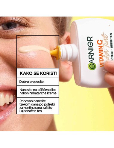 Garnier Vitamin C* dnevni tonirani fluid svijetli