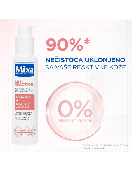 Mixa Anti Reaction gel za čišćenje lica 150ml