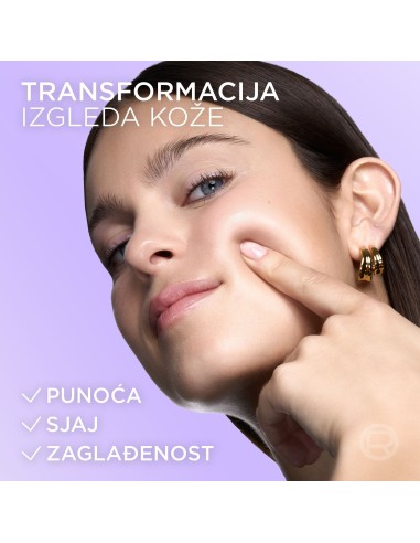 LOreal Paris Revitalift Filler Glass Skin hidrogel maska za blistavu kožu