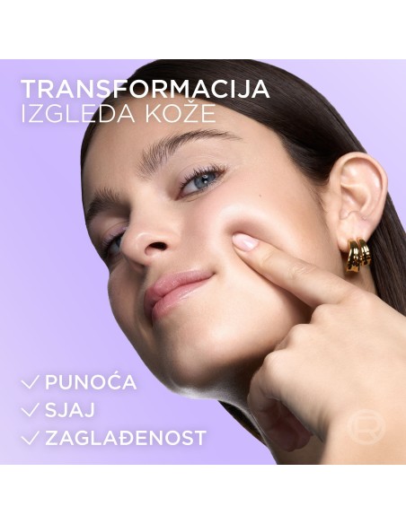 LOreal Paris Revitalift Filler Glass Skin hidrogel maska za blistavu kožu