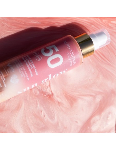 Alphanova Sun Glow Svjetlucavo Pink Ulje SPF 50