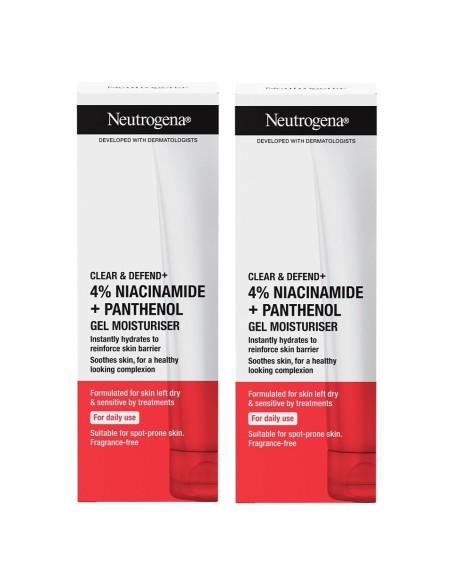 Neutrogena Clear & Defend Acne proof gel hydrat Promo pakiranje 1+1