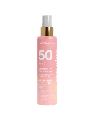 Alphanova Sun Glow Svjetlucavo Pink Ulje SPF 50