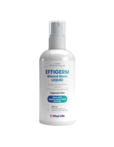 Pontus Pharma Effigerm Wound Wash otopina za čišćenje, ispiranje i vlaženje rana