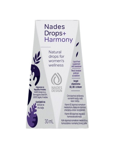 Nades Design Nades Drops+ Harmony kapi, dodatak prehrani