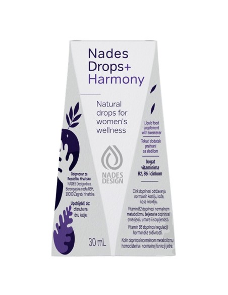Nades Design Nades Drops+ Harmony kapi, dodatak prehrani