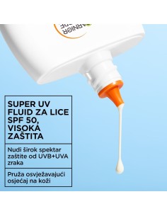 Garnier Ambre Solaire Super UV fluid za zaštitu od sunca, SPF50, visoka zaštita 2