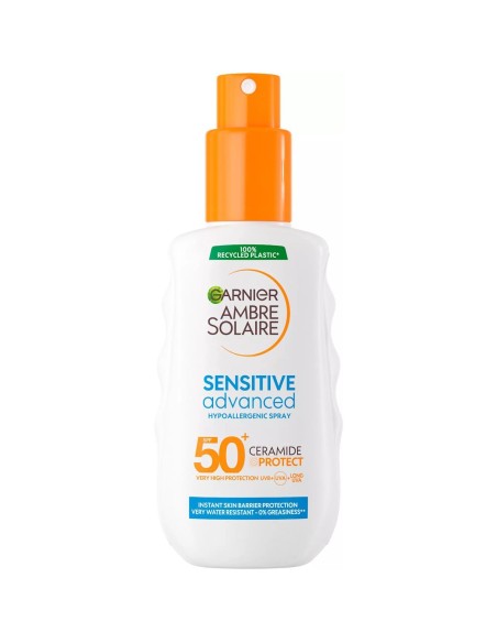 Garnier Ambre Solaire Sensitive Advanced Hipoalergenski sprej za zaštitu od sunca u spreju, SPF 50+