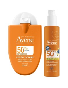 Avene Sun Reflexe Solaire Emulzija SPF 50+ + Dječji sprej SPF 50+ Promo pakiranje