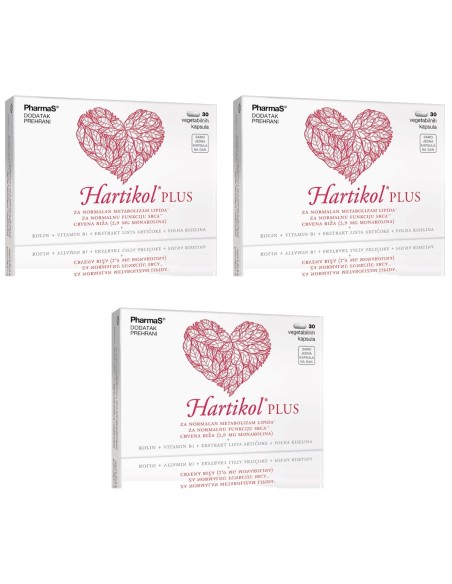 PharmaS Hartikol plus kapsule 2+1 PROMO, dodatak prehrani
