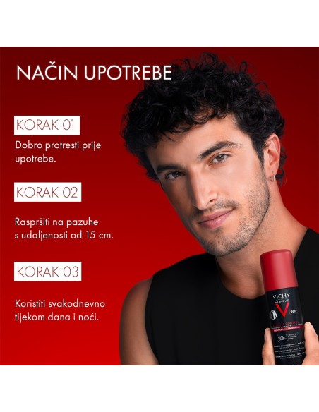 Vichy Homme Clinical control antiperspirant sprej protiv znojenja