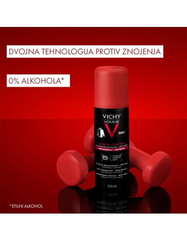 Vichy Homme Clinical control antiperspirant sprej protiv znojenja