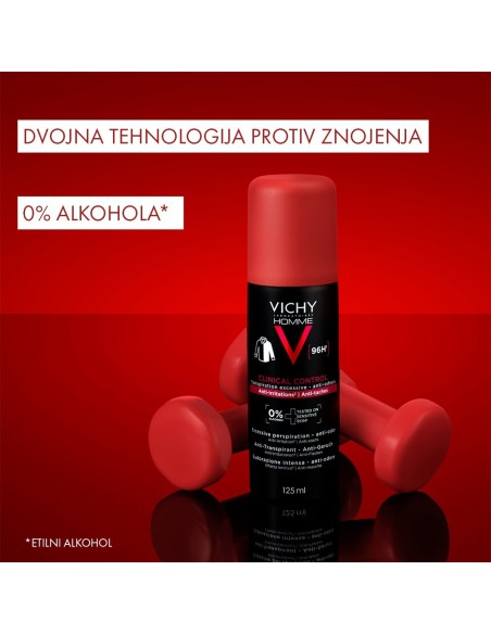Vichy Homme Clinical control antiperspirant sprej protiv znojenja