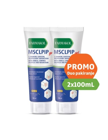 Pip Farmakol Msclpip emulgel 1+1 Promo pakiranje