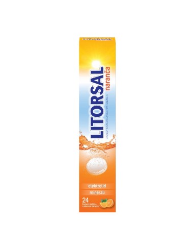 Litorsal šumeće tablete s okusom naranče, dodatak prehrani