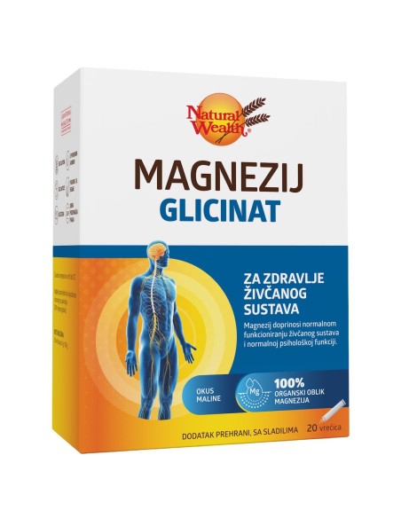 Natural Wealth Magnezij Glicinat, dodatak prehrani