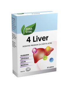 Zona Vital 4 Liver tablete, dodatak prehrani 2