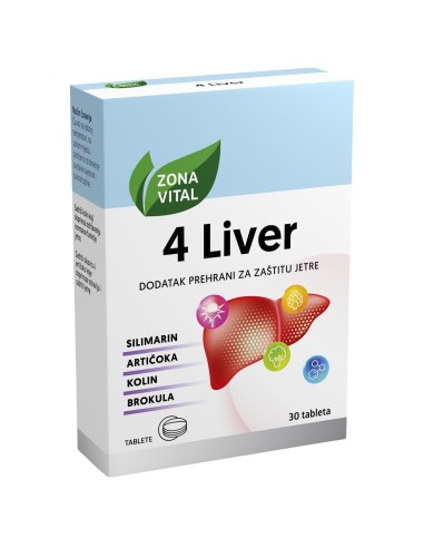 Zona Vital 4 Liver tablete, dodatak prehrani