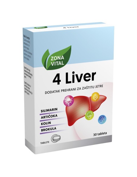 Zona Vital 4 Liver tablete, dodatak prehrani