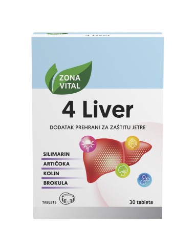 Zona Vital 4 Liver tablete, dodatak prehrani