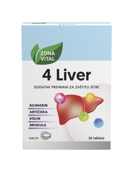 Zona Vital 4 Liver tablete, dodatak prehrani