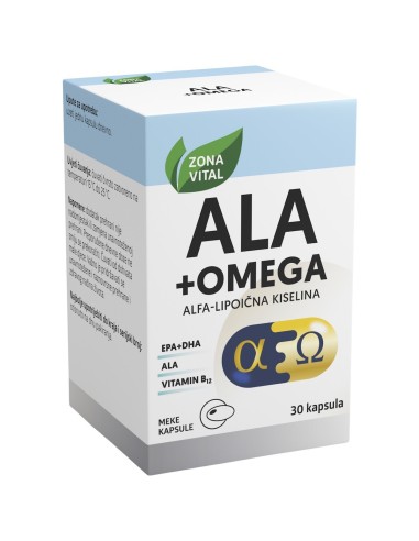 Zona Vital ALA + Omega kapsule, dodatak prehrani