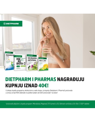 Dietpharm ili Pharmas POKLON za kupnju iznad 40€ (napišite odabir u napomenu)