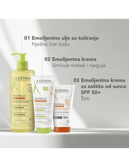 A-Derma Exomega Control SPF 50+ 1+1 PROMO
