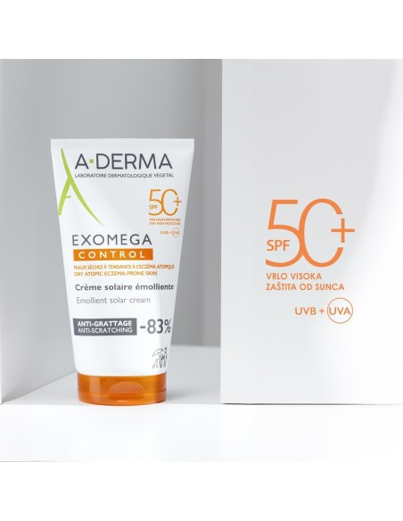 A-Derma Exomega Control SPF 50+ 1+1 PROMO