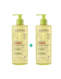 A-derma Exomega Control Emolijentno ulje za tuširanje 500 ml 1+1 PROMO