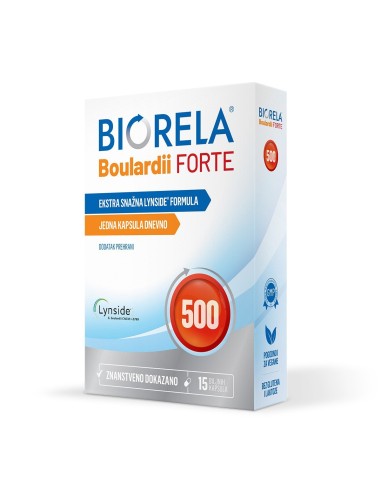 Biorela Boulardii Forte 500 kapsule, dodatak prehrani