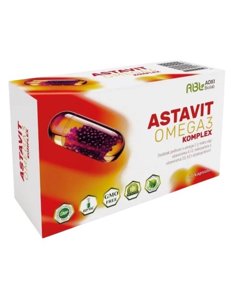 Aoxi Biolab Astavit Omega 3 Komplex kapsule, dodatak prehrani