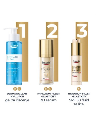 Eucerin Hyaluron-Filler + Elasticity Ultra-light SPF 50 fluid za lice 99558