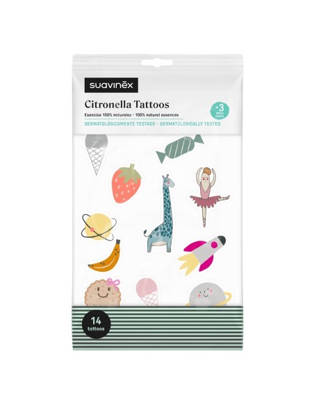 Suavinex tetovaže protiv komaraca s citronelom