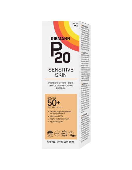 Riemann P20 krema za zaštitu od sunca Sensitive Skin SPF 50+