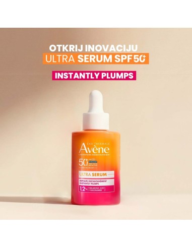 Avene Sun Ultra serum SPF 50+ Instantly plumps