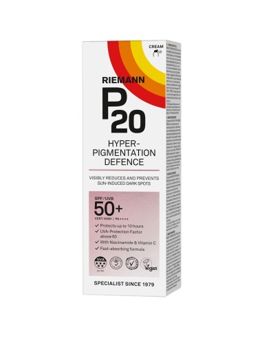 Riemann P20 krema za zaštitu lica od sunca Hyperpigmentation Defence SPF 50+