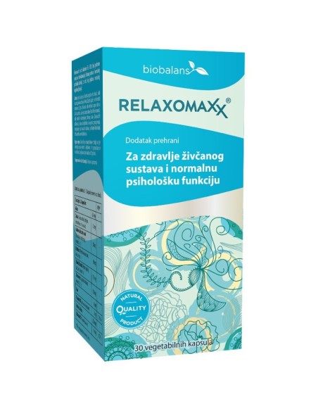 Biobalance Relaxomaxx kapsule, dodatak prehrani