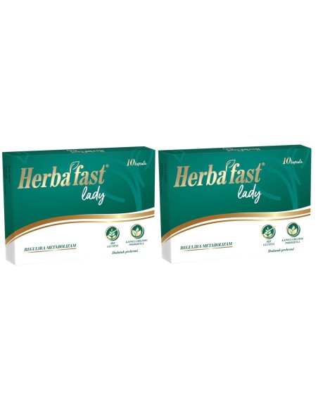 Herbafast Lady kapsule 1+1 Promo pakiranje, dodatak prehrani