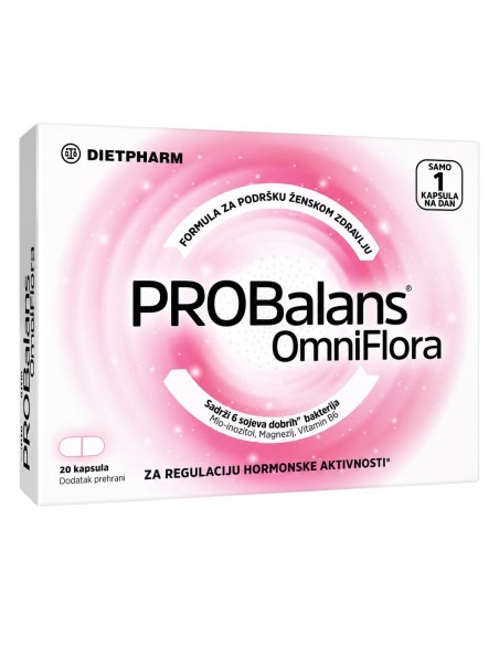 Dietpharm PROBalans OmniFlora kapsule, dodatak prehrani
