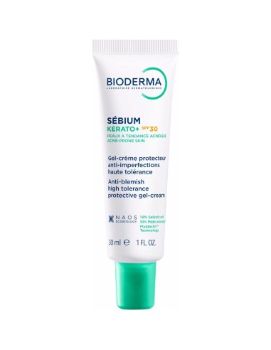 Bioderma Sebium Kerato+ SPF 30 gel krema