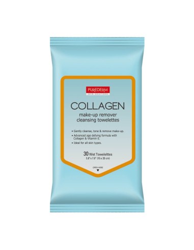 Purederm Make-up Remover Cleansing collagen maramice