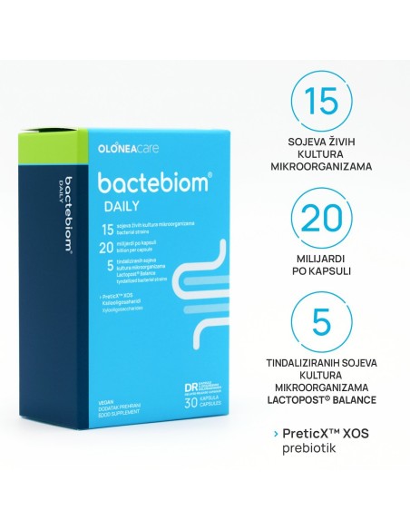 Olonea Bactebiom Daily kapsule, dodatak prehrani